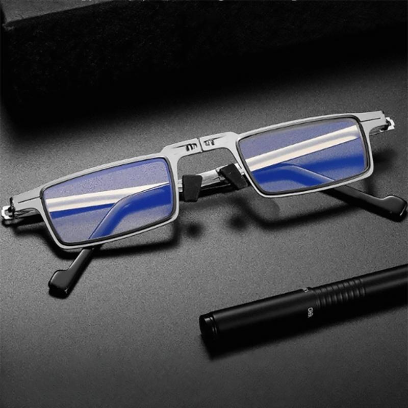 Folding Reading Glasses with Blue Light Filtering Lenses