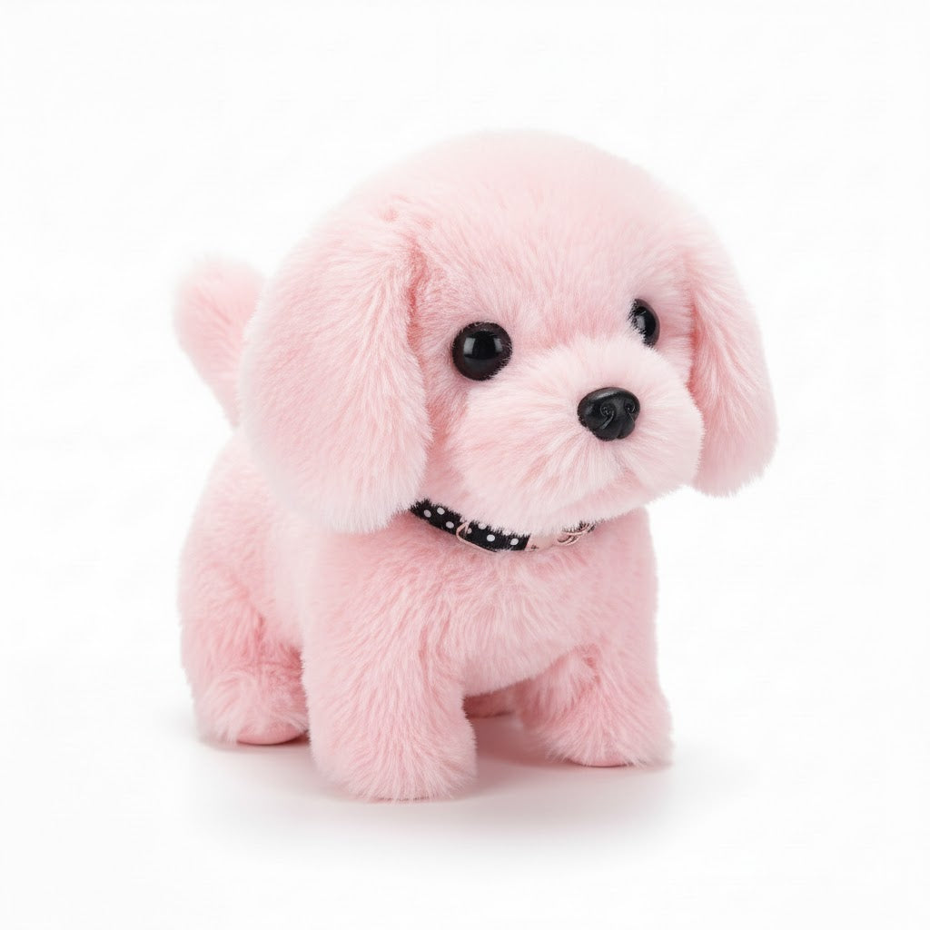 Interactive Plush Toy Dog - Moving Walking Barking Soft Puppy