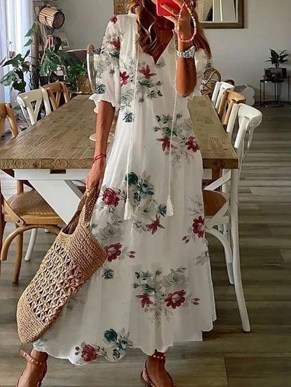 Women’s Boho A-Line Maxi Dress