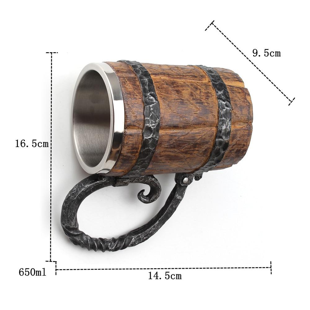 Insulated Nordic-Style Tavern Mug for Hot and Cold Drinks