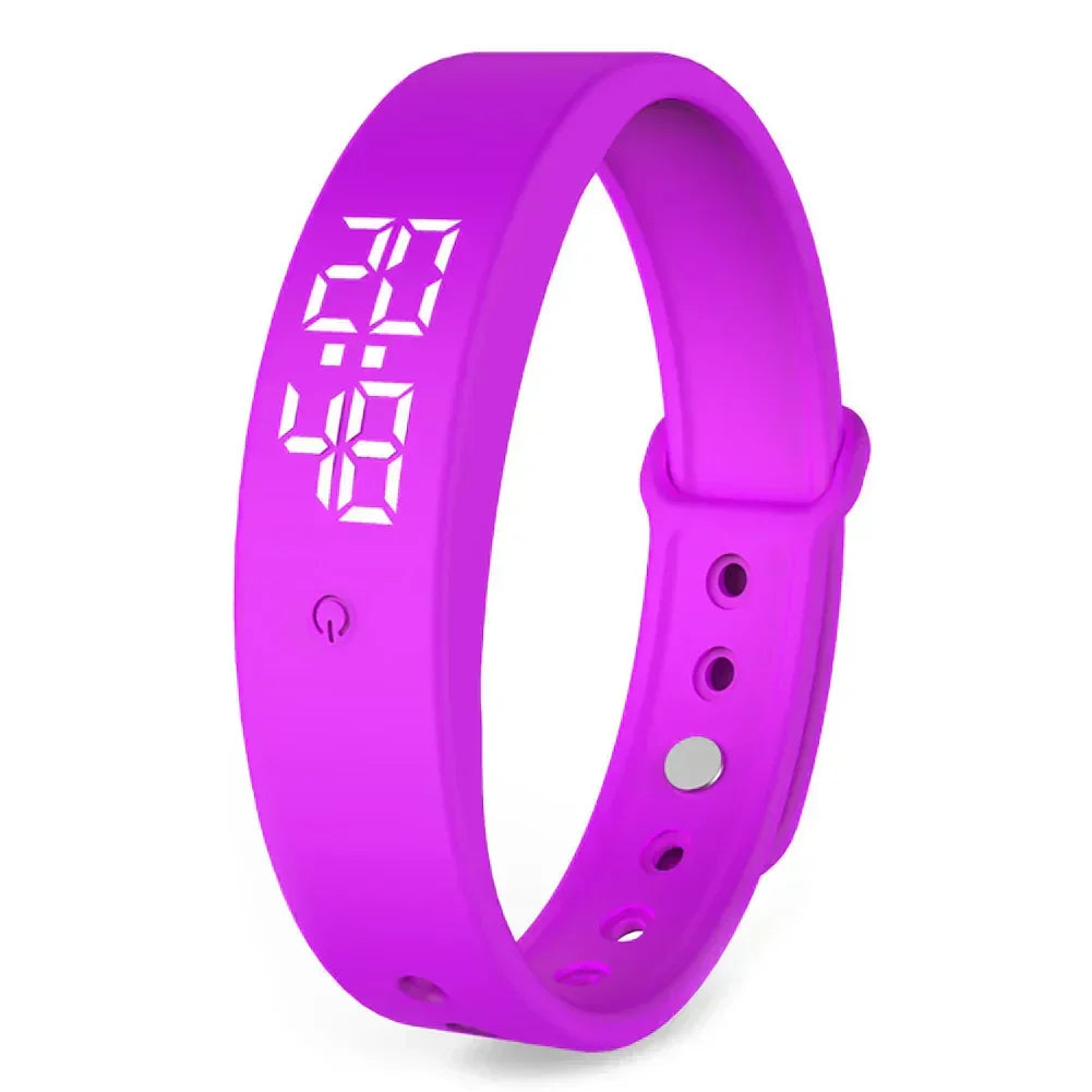 Water-Resistant Vibration Alert Digital Watch