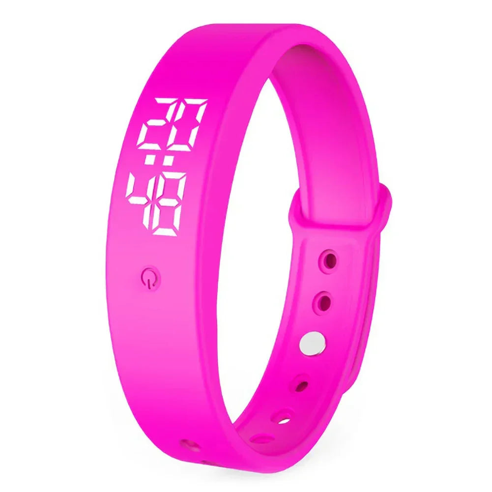 Water-Resistant Vibration Alert Digital Watch