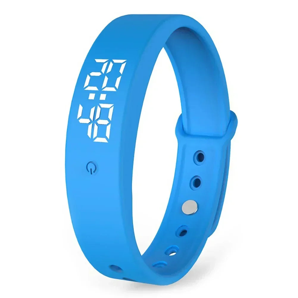 Water-Resistant Vibration Alert Digital Watch