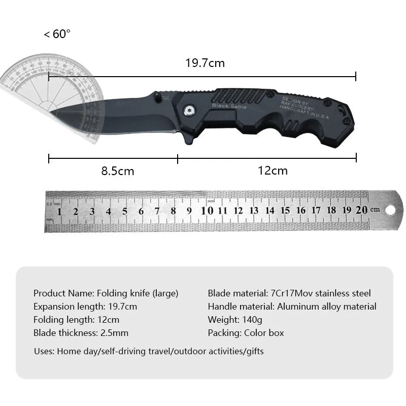 Outdoor Utility Knife for Camping and General Tasks