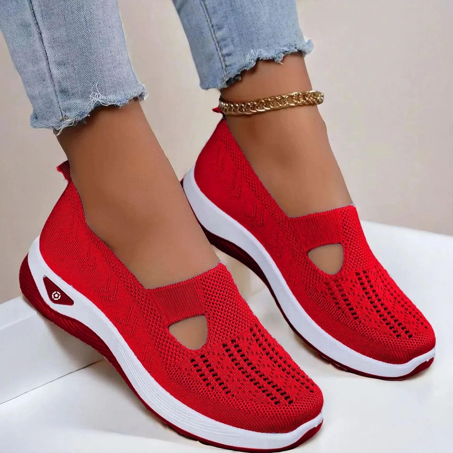 Women’s Orthopedic Knit Slip-On Sneakers