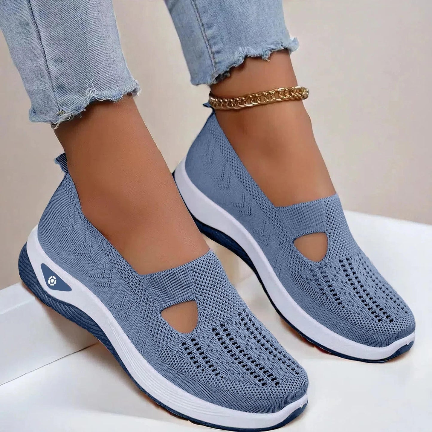 Women’s Orthopedic Knit Slip-On Sneakers