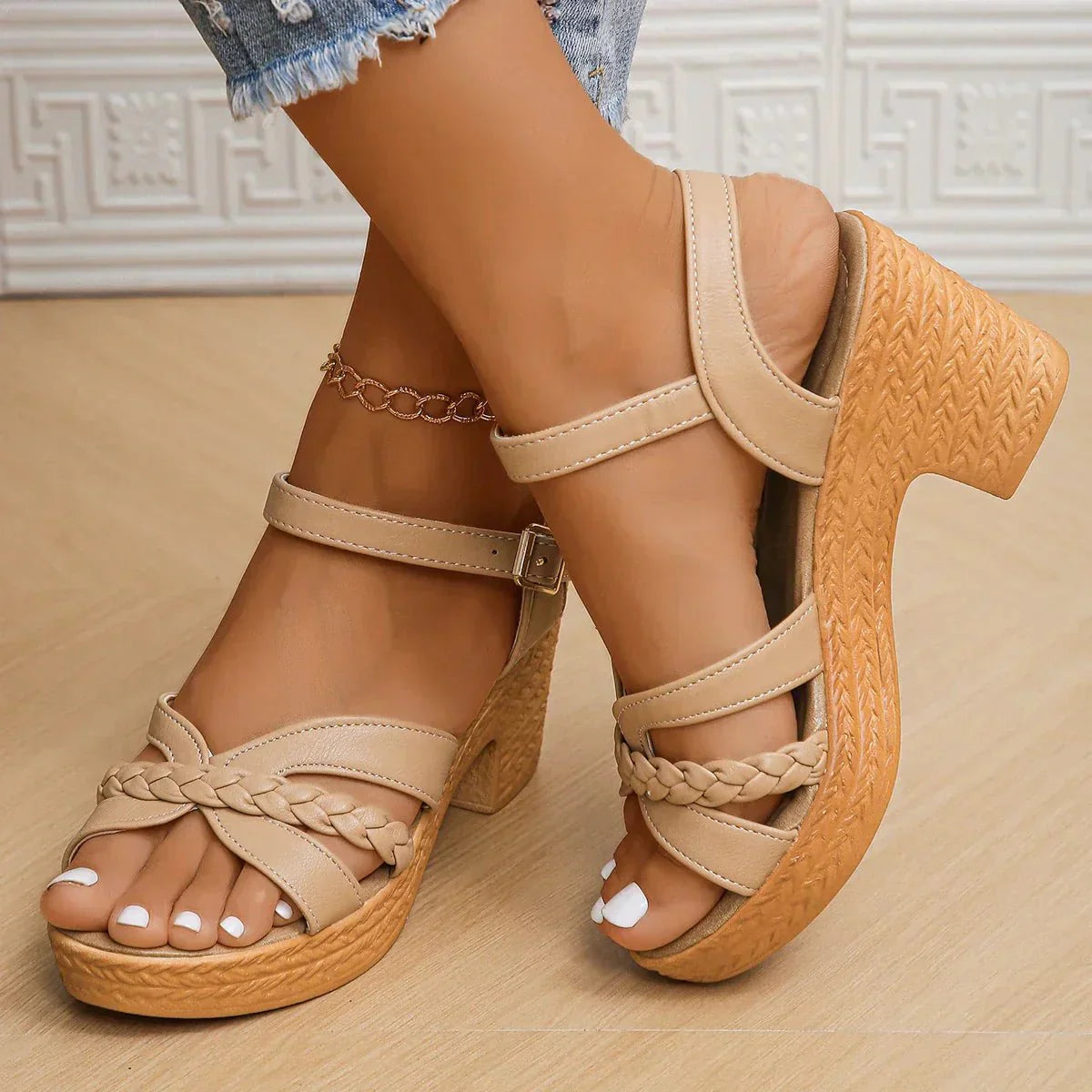 Women’s Orthopedic Block Heel Sandals